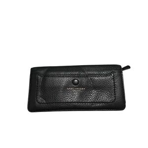 Marc Jacobs Black Pebbled Leather Wallet
